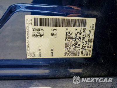 Zdjęcie 12 z 12 samochodu: 2017 NISSAN MAXIMA 3.5 S VIN:1N4AA6AP5HC397060 - miniatura
