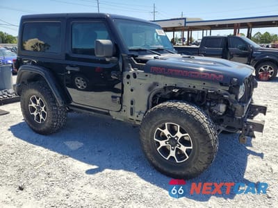 Czwarte zdjęcie samochodu z boku: 2021 JEEP WRANGLER RUBICON VIN:1C4HJXCN1MW717610 - miniatura