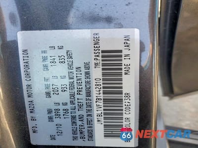 Zdjęcie 12 z 12 samochodu: 2011 MAZDA 3 I VIN:JM1BL1VF7B1442810 - miniatura