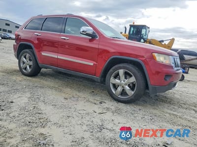 Czwarte zdjęcie samochodu z boku: 2012 JEEP GRAND CHEROKEE OVERLAND VIN:1C4RJECG0CC360477 - miniatura