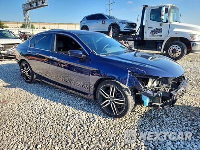 Czwarte zdjęcie samochodu z boku: 2016 HONDA ACCORD SPORT VIN:1HGCR2F52GA042371 - miniatura