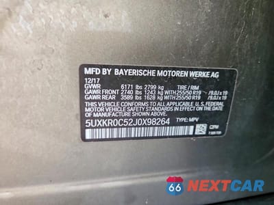 Zdjęcie 13 z 13 samochodu: 2018 BMW X5 XDRIVE35I VIN:5UXKR0C52J0X98264 - miniatura