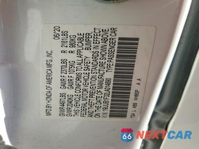 Zdjęcie 13 z 13 samochodu: 2020 ACURA TLX VIN:19UUB1F32LA014890 - miniatura