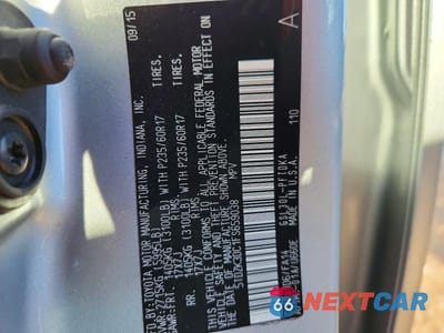 Zdjęcie 13 z 13 samochodu: 2015 TOYOTA SIENNA L 7-PASSENGER VIN:5TDZK3DC1FS659038 - miniatura