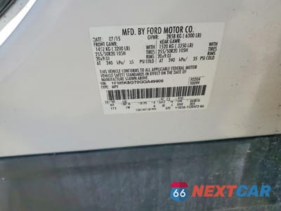 Zdjęcie 13 z 13 samochodu: 2016 FORD EXPLORER SPORT VIN:1FM5K8GT0GGA49906 - miniatura