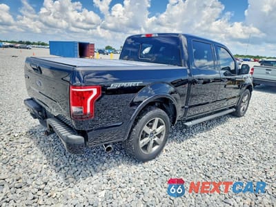Trzecie zdjęcie samochodu z tyłu: 2016 FORD F150 SUPERCREW VIN:1FTEW1CP3GFC65697 - miniatura
