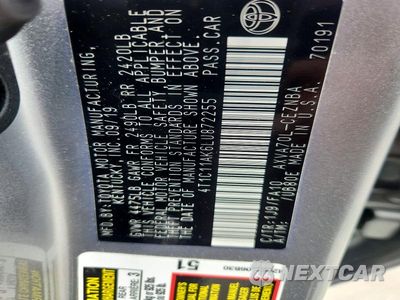 Zdjęcie 13 z 13 samochodu: 2020 TOYOTA CAMRY LE VIN:4T1C11AK6LU872255 - miniatura