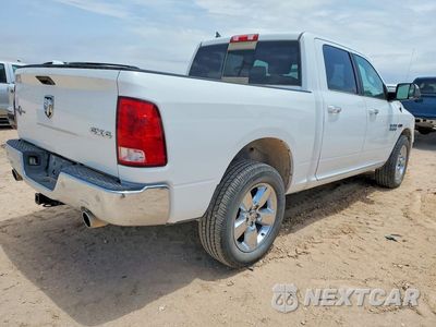 Trzecie zdjęcie samochodu z tyłu: 2018 RAM 1500 SLT VIN:1C6RR7LM4JS355447 - miniatura