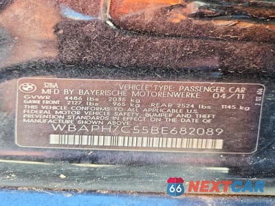 Zdjęcie 12 z 12 samochodu: 2011 BMW 328 I VIN:WBAPH7C55BE682089 - miniatura