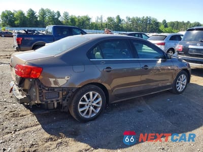 Trzecie zdjęcie samochodu z tyłu: 2014 VOLKSWAGEN JETTA SE VIN:3VWD17AJ7EM322148 - miniatura