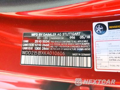 Zdjęcie 12 z 12 samochodu: 2019 MERCEDES-BENZ CLS 450 VIN:WDD2J5JBXKA010606 - miniatura