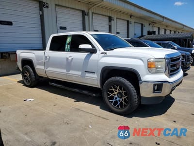 Czwarte zdjęcie samochodu z boku: 2014 GMC SIERRA K1500 SLE VIN:3GTU2UEC6EG139980 - miniatura