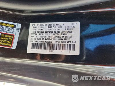Zdjęcie 13 z 13 samochodu: 2013 HONDA ACCORD LX-S VIN:1HGCT1B32DA000973 - miniatura