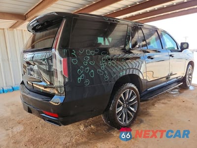 Trzecie zdjęcie samochodu z tyłu: 2023 CADILLAC ESCALADE ESV SPORT VIN:1GYS4NKL8PR351238 - miniatura