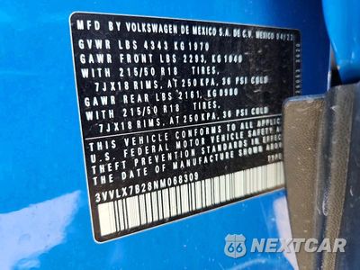 Zdjęcie 14 z 14 samochodu: 2022 VOLKSWAGEN TAOS SE IQ DRIVE VIN:3VVLX7B28NM068309 - miniatura