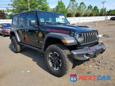 Czwarte zdjęcie samochodu z boku: 2026 JEEP WRANGLER RUBICON VIN:1C4PJXFN1TW268340 - miniatura