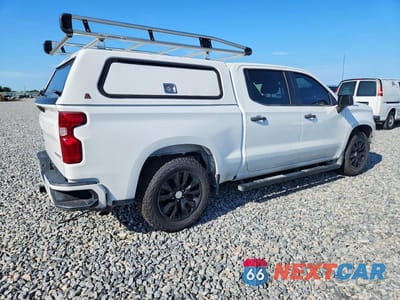 Trzecie zdjęcie samochodu z tyłu: 2022 CHEVROLET SILVERADO C1500 CUSTOM VIN:3GCPABEK6NG624700 - miniatura