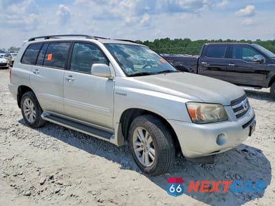 Czwarte zdjęcie samochodu z boku: 2007 TOYOTA HIGHLANDER HYBRID VIN:JTEEW21A270035877 - miniatura