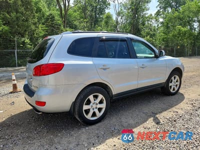 Trzecie zdjęcie samochodu z tyłu: 2007 HYUNDAI SANTA FE SE VIN:5NMSH13E37H100568 - miniatura