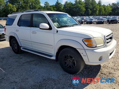 Czwarte zdjęcie samochodu z boku: 2003 TOYOTA SEQUOIA LIMITED VIN:5TDZT38A43S182834 - miniatura