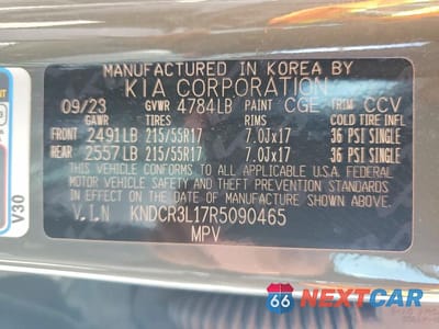 Zdjęcie 13 z 13 samochodu: 2024 KIA NIRO WIND VIN:KNDCR3L17R5090465 - miniatura