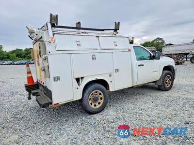 Trzecie zdjęcie samochodu z tyłu: 2014 CHEVROLET SILVERADO C1500 HEAVY DUTY VIN:1GB3KZCG5EF123256 - miniatura