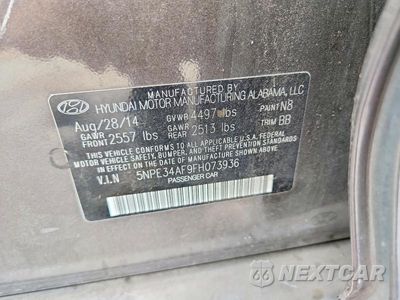 Zdjęcie 12 z 12 samochodu: 2015 HYUNDAI SONATA SPORT VIN:5NPE34AF9FH073936 - miniatura