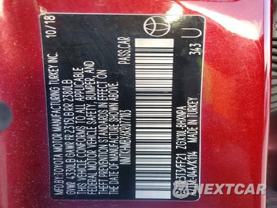 Zdjęcie 13 z 13 samochodu: 2019 TOYOTA C-HR XLE VIN:NMTKHMBX6KR077103 - miniatura