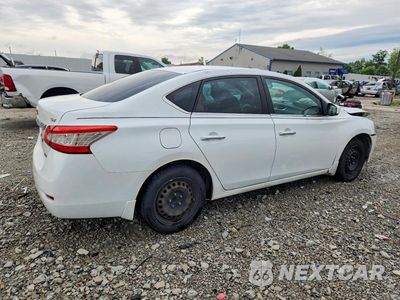 Trzecie zdjęcie samochodu z tyłu: 2014 NISSAN SENTRA SV VIN:3N1AB7AP4EY283747 - miniatura
