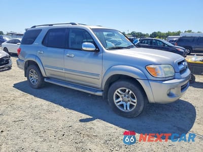 Czwarte zdjęcie samochodu z boku: 2007 TOYOTA SEQUOIA LIMITED VIN:5TDBT48A07S281194 - miniatura