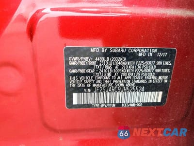 Zdjęcie 12 z 12 samochodu: 2018 SUBARU FORESTER 2.5I LIMITED VIN:JF2SJARC9JH525524 - miniatura