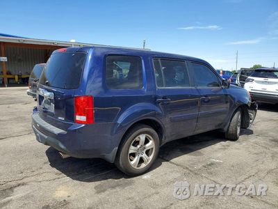Trzecie zdjęcie samochodu z tyłu: 2013 HONDA PILOT EXLN VIN:5FNYF4H7XDB038885 - miniatura