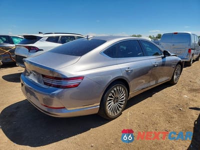 Trzecie zdjęcie samochodu z tyłu: 2024 GENESIS ELECTRIFIED G80 ADVANCED VIN:KMTGE4S17RU008486 - miniatura