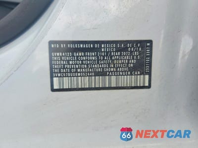 Zdjęcie 12 z 12 samochodu: 2019 VOLKSWAGEN JETTA S VIN:3VWC57BUXKM052448 - miniatura