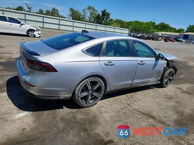Trzecie zdjęcie samochodu z tyłu: 2023 HONDA ACCORD HYBRID SPORT VIN:1HGCY2F56PA057569 - miniatura