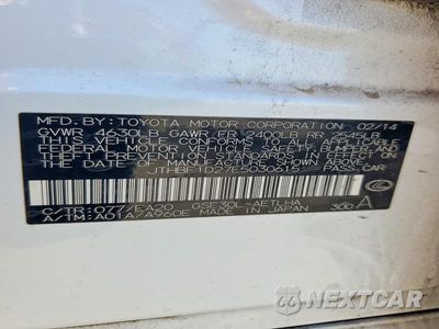 Zdjęcie 13 z 13 samochodu: 2014 LEXUS IS 250 VIN:JTHBF1D27E5030615 - miniatura