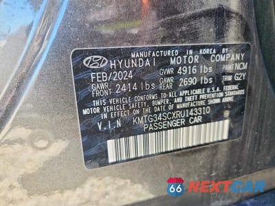 Zdjęcie 12 z 12 samochodu: 2024 GENESIS G70 2.5T STANDARD VIN:KMTG34SCXRU143310 - miniatura