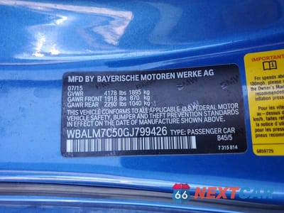 Zdjęcie 13 z 13 samochodu: 2016 BMW Z4 SDRIVE35I VIN:WBALM7C50GJ799426 - miniatura