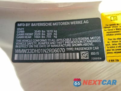 Zdjęcie 13 z 13 samochodu: 2022 MINI COOPER VIN:WMW33DH01N2R06070 - miniatura