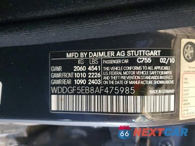 Zdjęcie 12 z 12 samochodu: 2010 MERCEDES-BENZ C 300 VIN:WDDGF5EB8AF475985 - miniatura