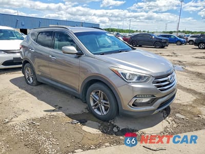 Czwarte zdjęcie samochodu z boku: 2018 HYUNDAI SANTA FE SPORT 2.4L VIN:5NMZU3LB0JH056483 - miniatura