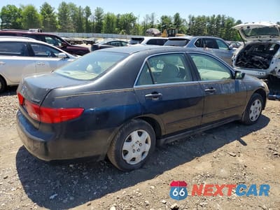 Trzecie zdjęcie samochodu z tyłu: 2005 HONDA ACCORD LX VIN:1HGCM56415A138478 - miniatura