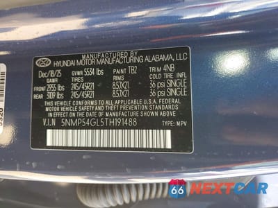 Zdjęcie 13 z 13 samochodu: 2026 HYUNDAI SANTA FE CALLIGRAPHY VIN:5NMP54GL5TH191488 - miniatura