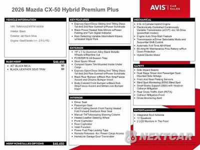 Zdjęcie 12 z 13 samochodu: 2026 MAZDA CX-50 PREMIUM PLUS VIN:7MMVAAEW3TN146356 - miniatura