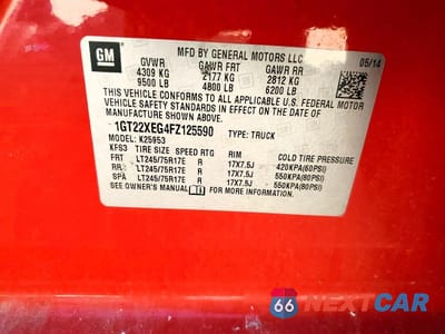 Zdjęcie 12 z 12 samochodu: 2015 GMC SIERRA K2500 HEAVY DUTY VIN:1GT22XEG4FZ125590 - miniatura