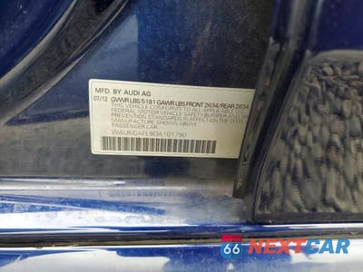 Zdjęcie 12 z 12 samochodu: 2013 AUDI S4 PRESTIGE VIN:WAUKGAFL9DA101790 - miniatura
