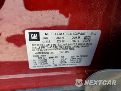 Zdjęcie 13 z 13 samochodu: 2023 BUICK ENCORE GX SELECT VIN:KL4MMDS22PB043503 - miniatura