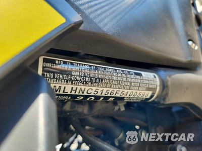 Zdjęcie 9 z 9 samochodu: 2015 HONDA CBR300 RA VIN:MLHNC5156F5100598 - miniatura