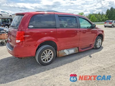 Trzecie zdjęcie samochodu z tyłu: 2014 DODGE GRAND CARAVAN SXT VIN:2C4RDGCG1ER140536 - miniatura