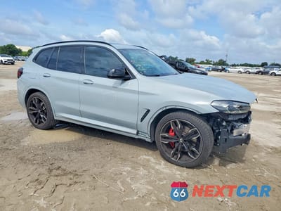 Czwarte zdjęcie samochodu z boku: 2022 BMW X3 M40I VIN:5UX83DP06N9J46427 - miniatura